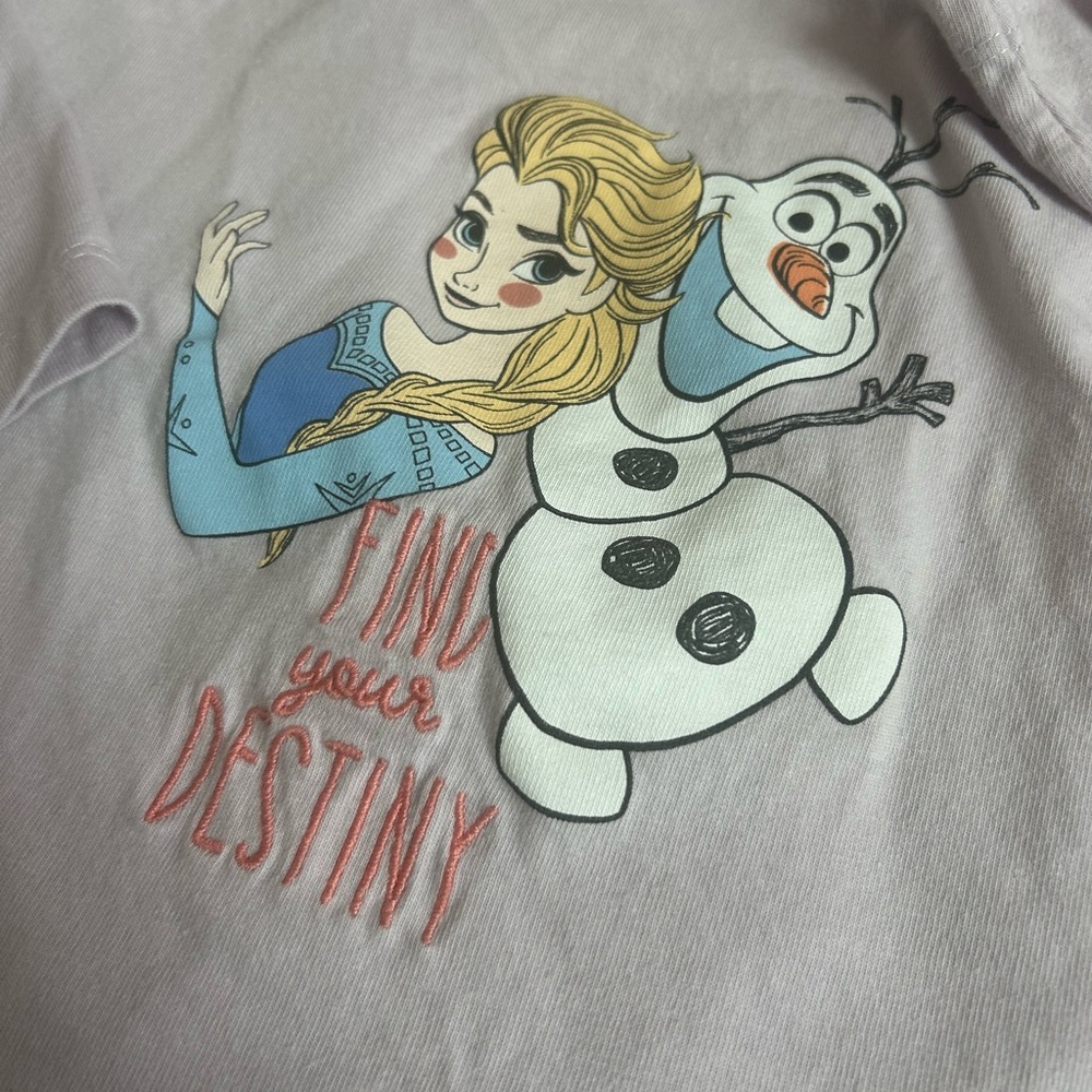 Zara Disney Frozen Long Sleeve Shirt - Light Pink - Picture 2 of 3